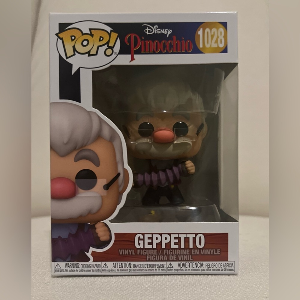 Funko Pop! Disney: Pinocchio - Geppetto with Accordion #1028